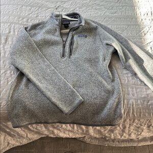 Patagonia Light Gray Fleece Pullover